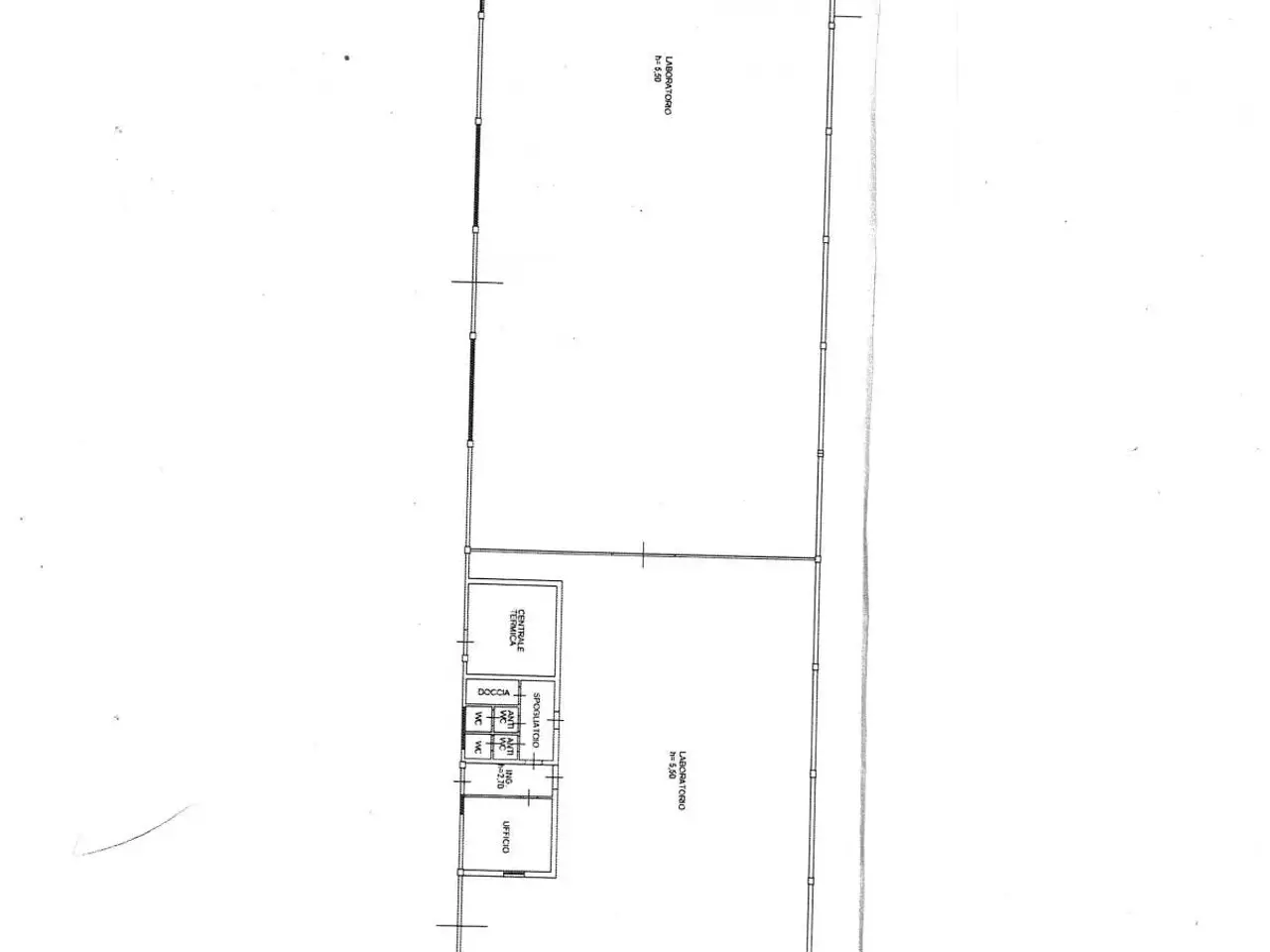 Capannone in Via Sicilia, Casciana Terme Lari, {3} - Planimetria 1