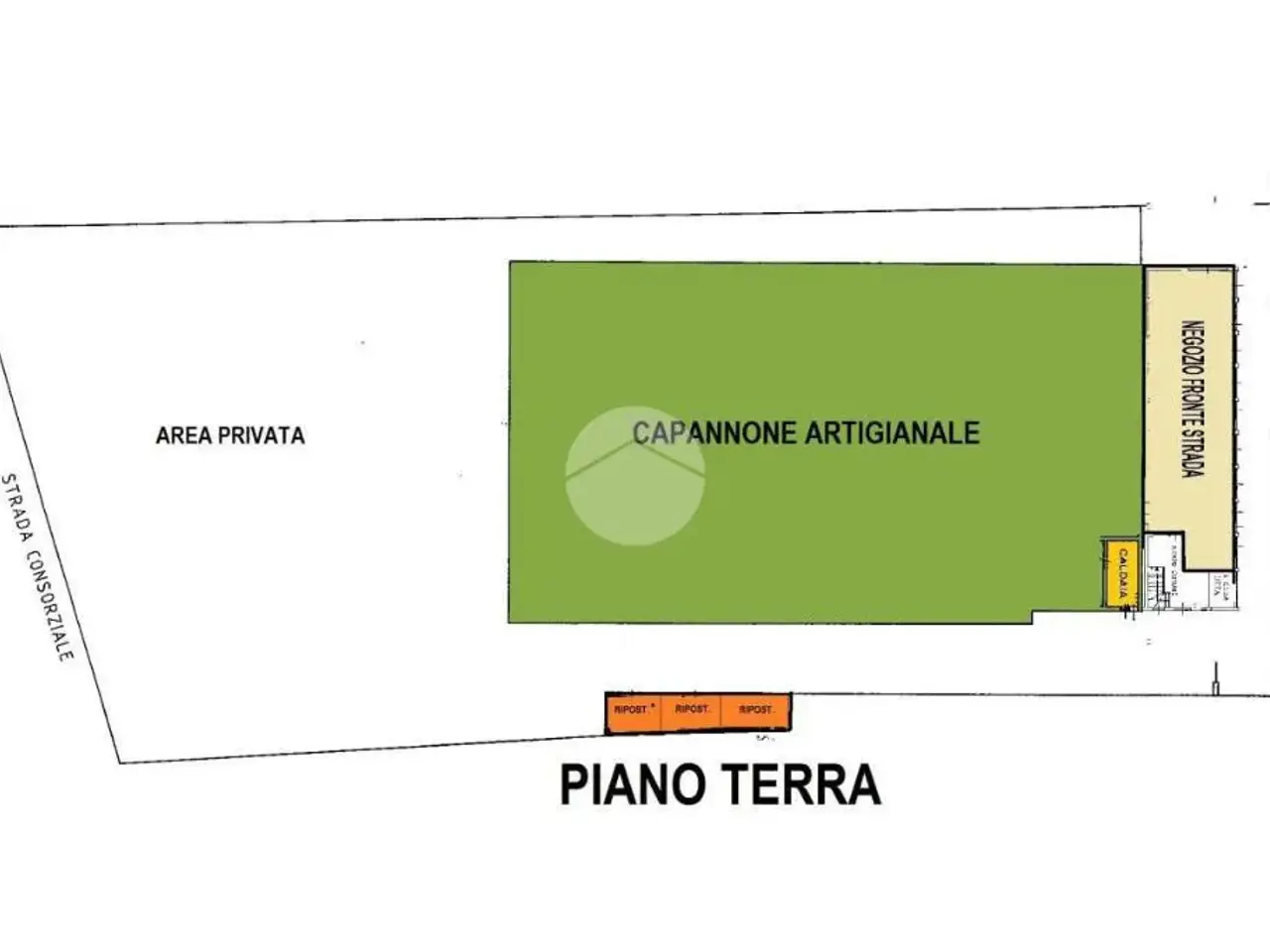 Capannone in Via Milano 44, Brescia, {3} - Planimetria 1