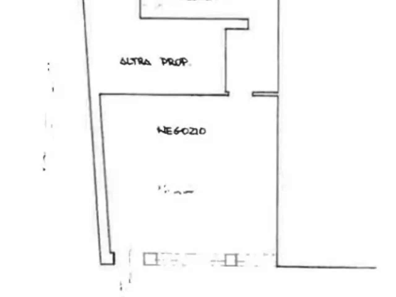 Negozio in Crosera, Venezia, {3} - Planimetria 1