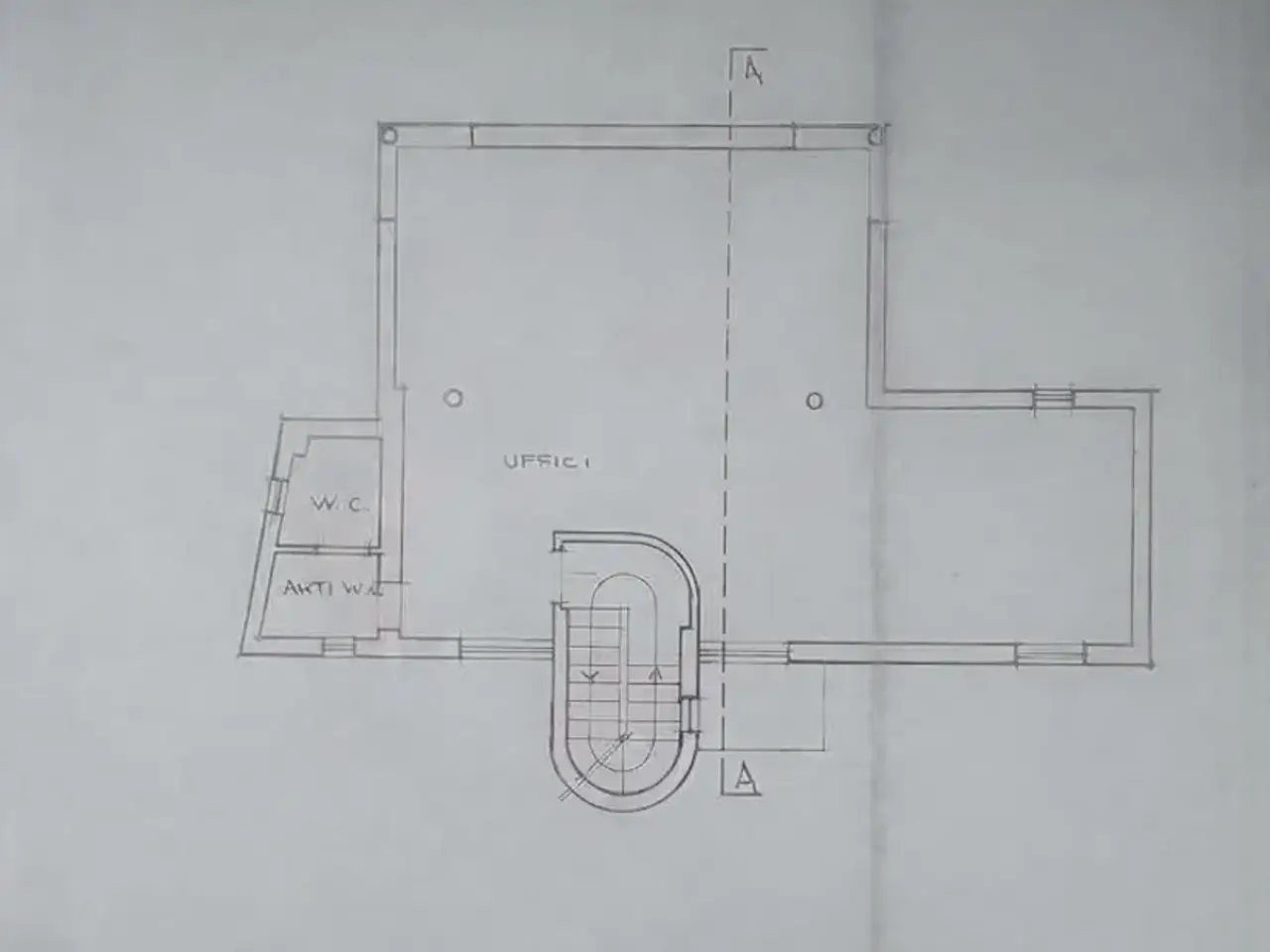 Ufficio in Carlo del Prete 55100, Lucca, {3} - Planimetria 1