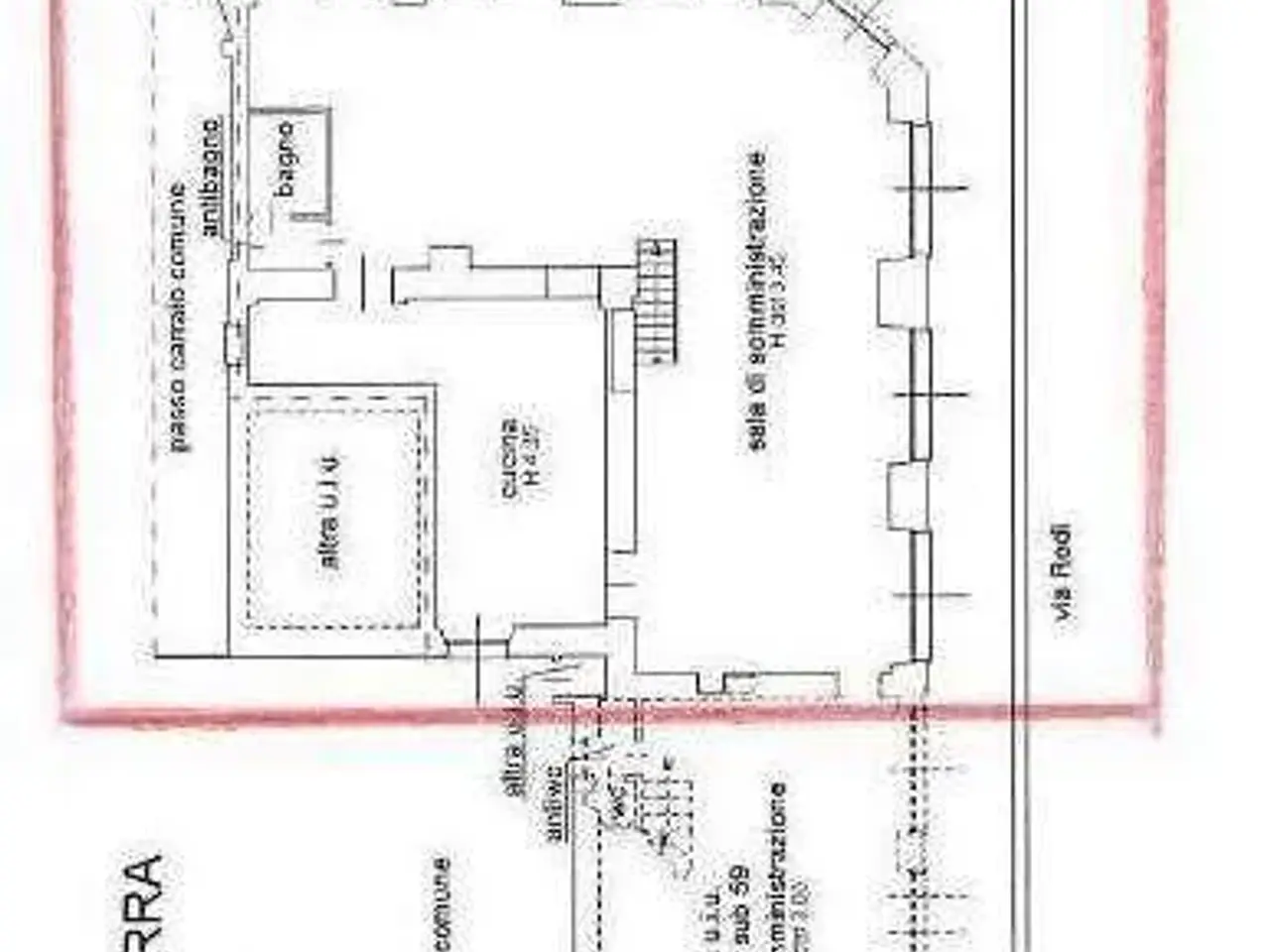 Negozio in Via Giovanni Botero 16, Torino, {3} - Planimetria 1