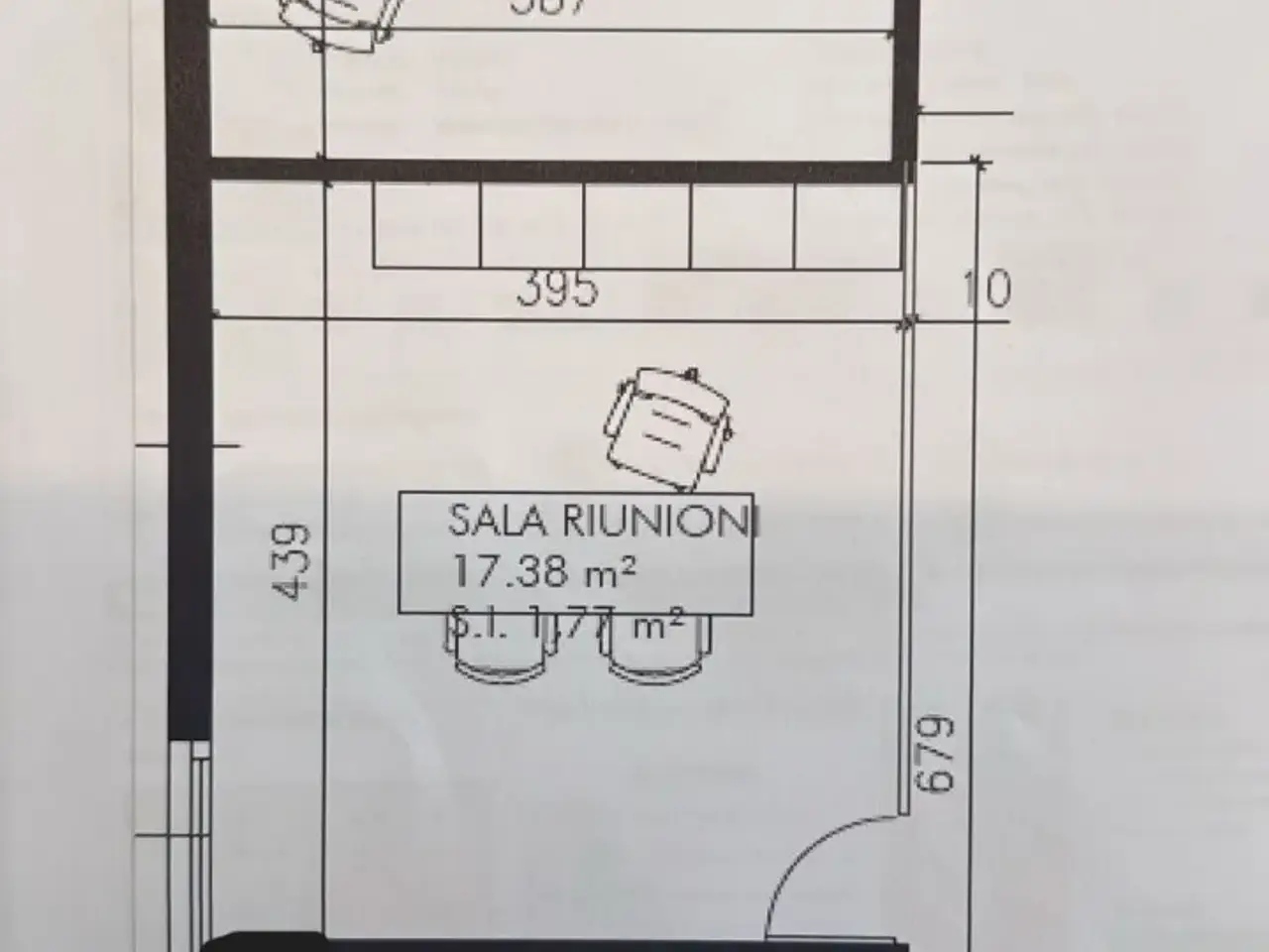 Ufficio in Viale della Repubblica, Treviso, {3} - Planimetria 1