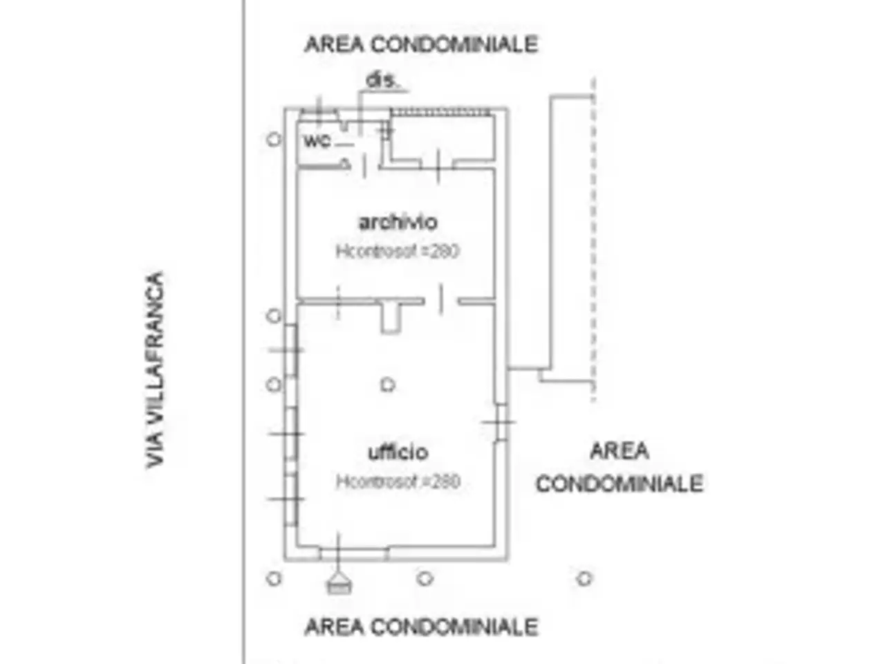 Ufficio in Via Volturno 6, Settimo Torinese, {3} - Planimetria 1