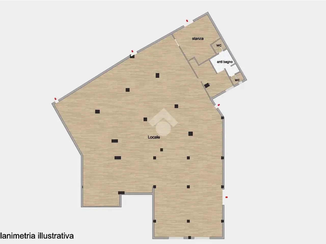 Negozio in Via Palmiro Togliatti 34, San Severo, {3} - Planimetria 1