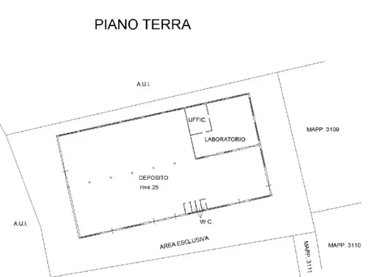 Capannone in Via Treviglio 31, Calvenzano, {3} - Planimetria 1