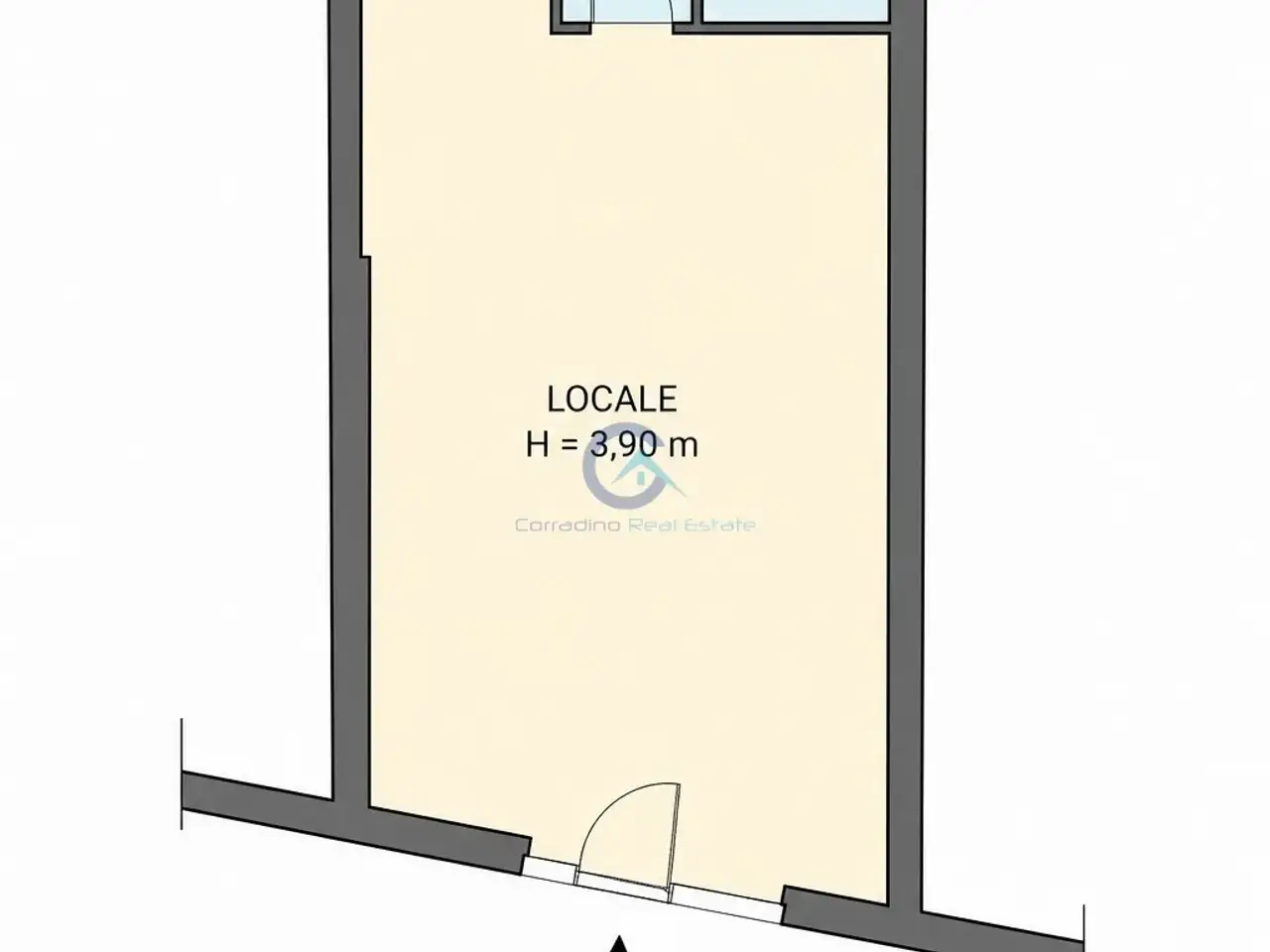 Negozio in Via Fiume 17, Catanzaro, {3} - Planimetria 1