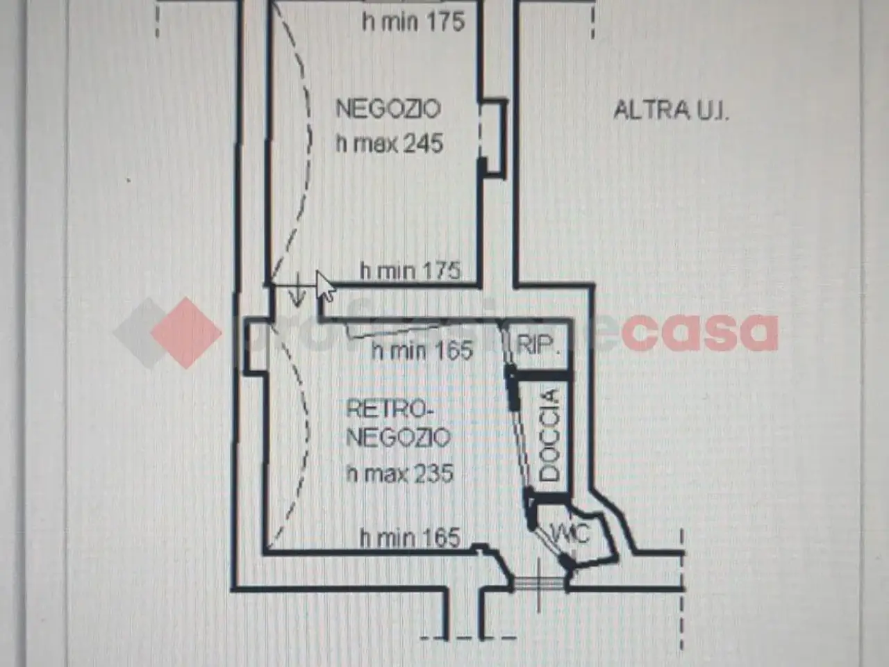Negozio in Via Niccolini , Firenze, {3} - Planimetria 1