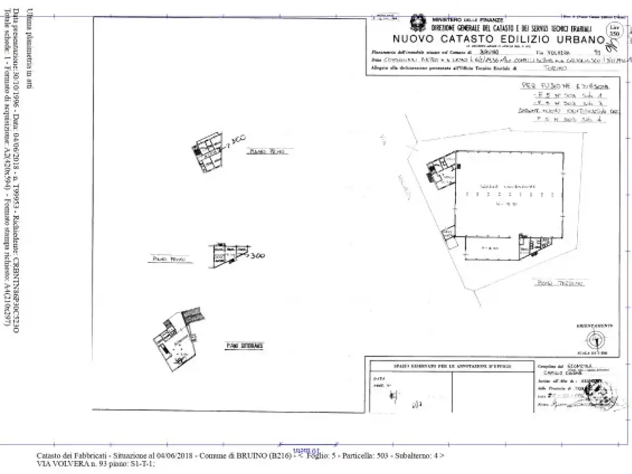 Capannone in Via Volvera 96/98, Bruino, {3} - Planimetria 1