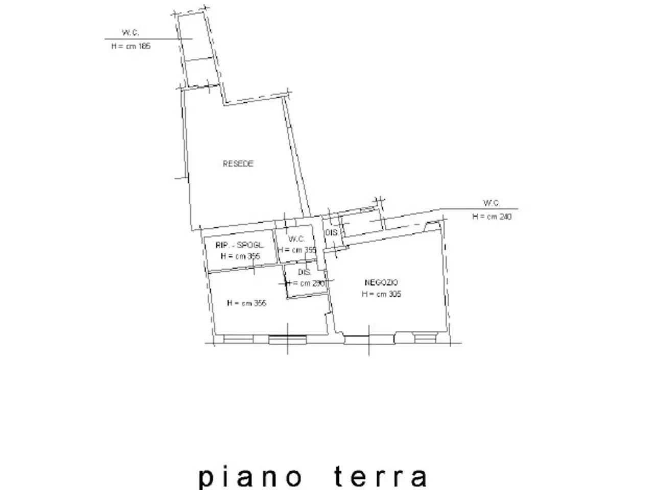 Locale commerciale in Ia Eugenio Curiel 6, Cascina, {3} - Planimetria 1