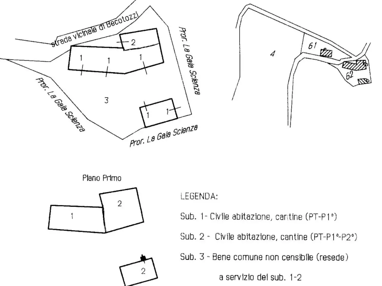 Azienda agricola in Via di Caselli, Castelfranco Piandiscò, {3} - Planimetria 1