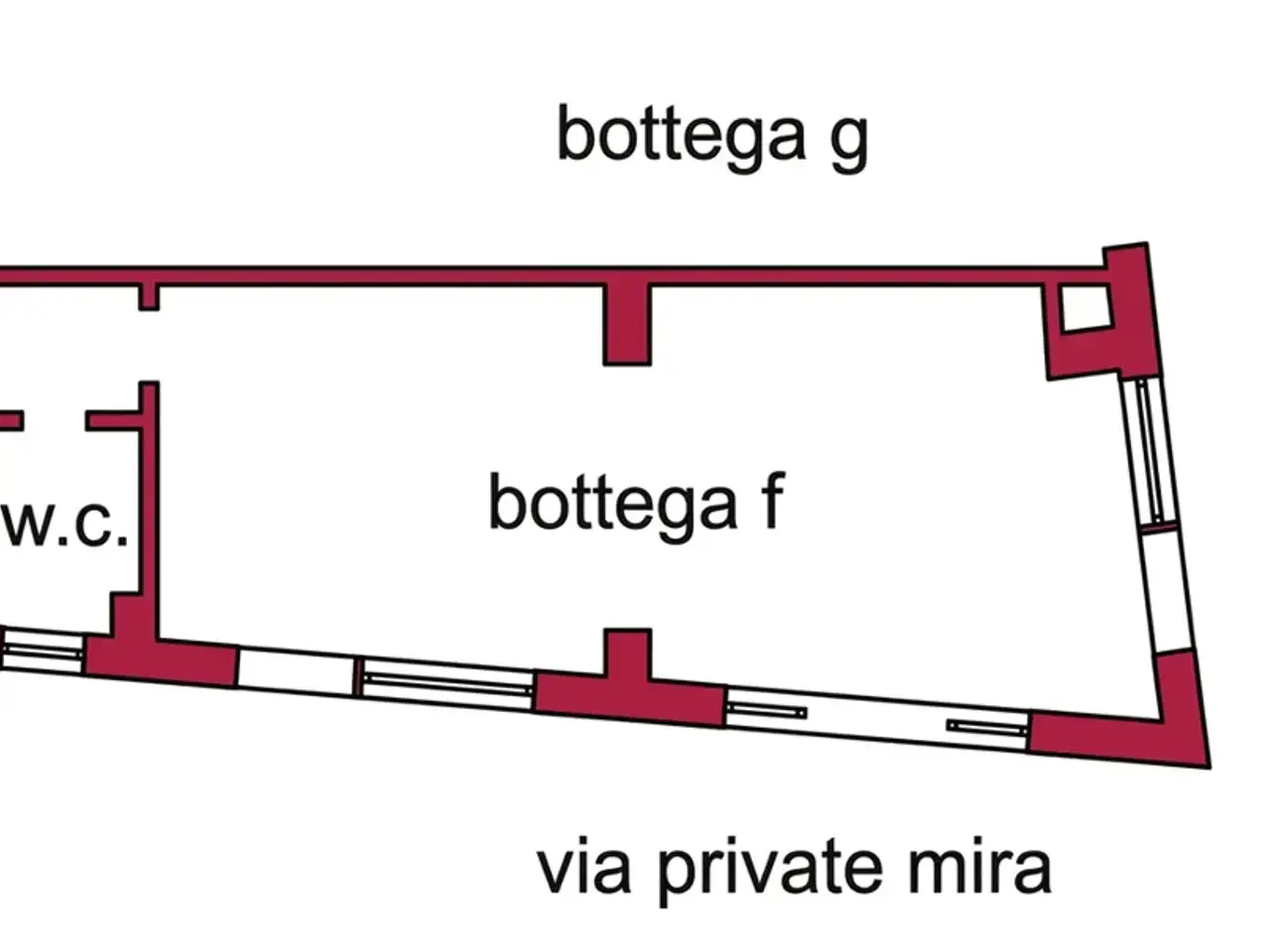 Negozio in Via Pietro Castelli 64, Messina, {3} - Planimetria 1