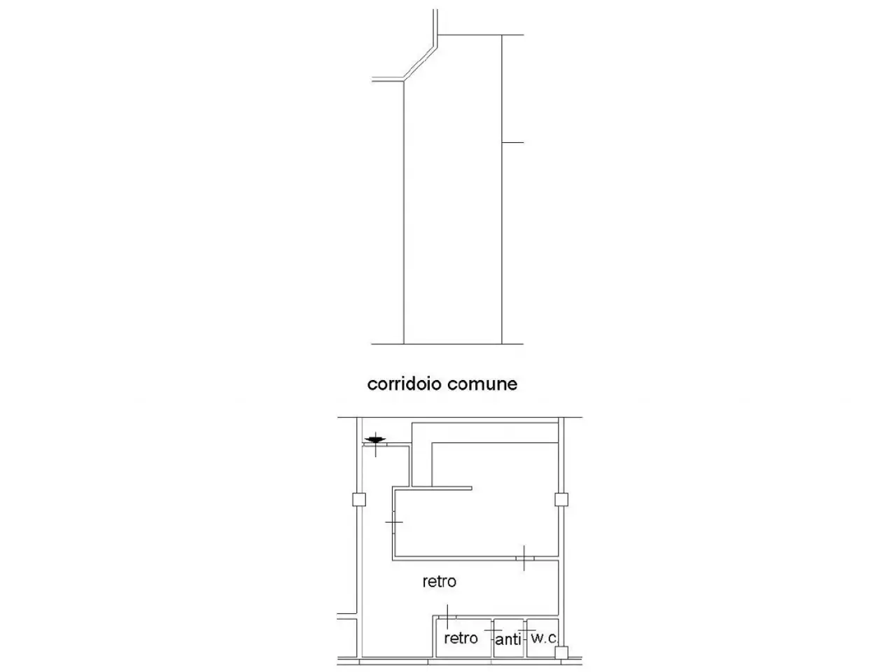 Negozio in Via Italo Svevo, N. 14-16, Trieste, {3} - Planimetria 1