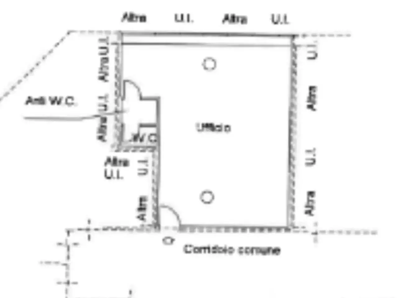 Ufficio in Corso Susa 299, Rivoli, {3} - Planimetria 1