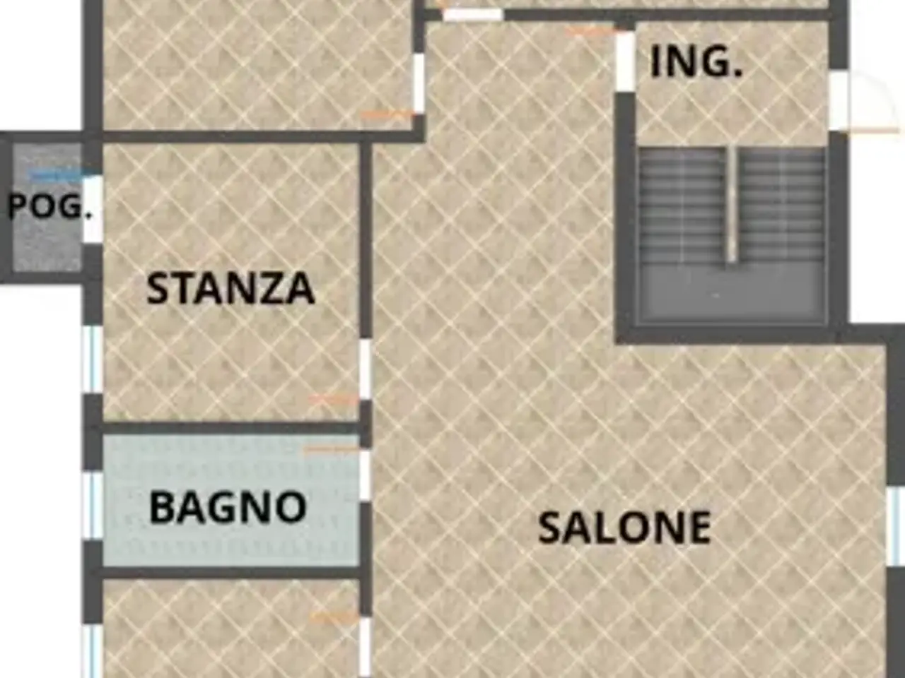 Negozio in Via Roma, Villafranca Padovana, {3} - Planimetria 1