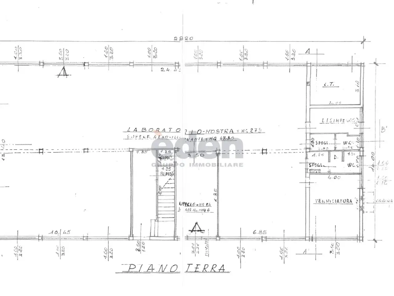 Capannone in Via Silvino Folloni 7, Modena, {3} - Planimetria 1