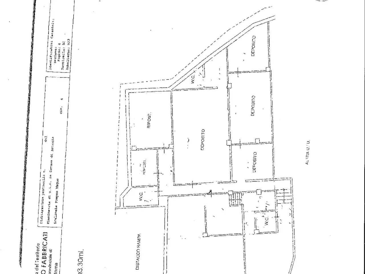 Negozio in Via Scalinata Pompeo Magno, Ariccia, {3} - Planimetria 1