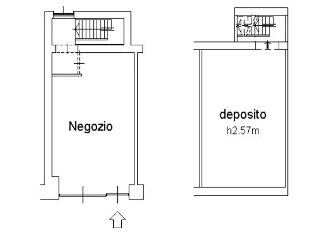 Negozio in Via Washington 82, Milano, {3} - Planimetria 1