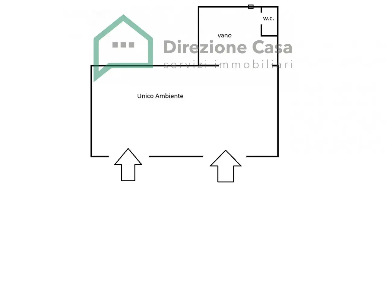 Negozio in Calata Capodichino, Napoli, {3} - Planimetria 1