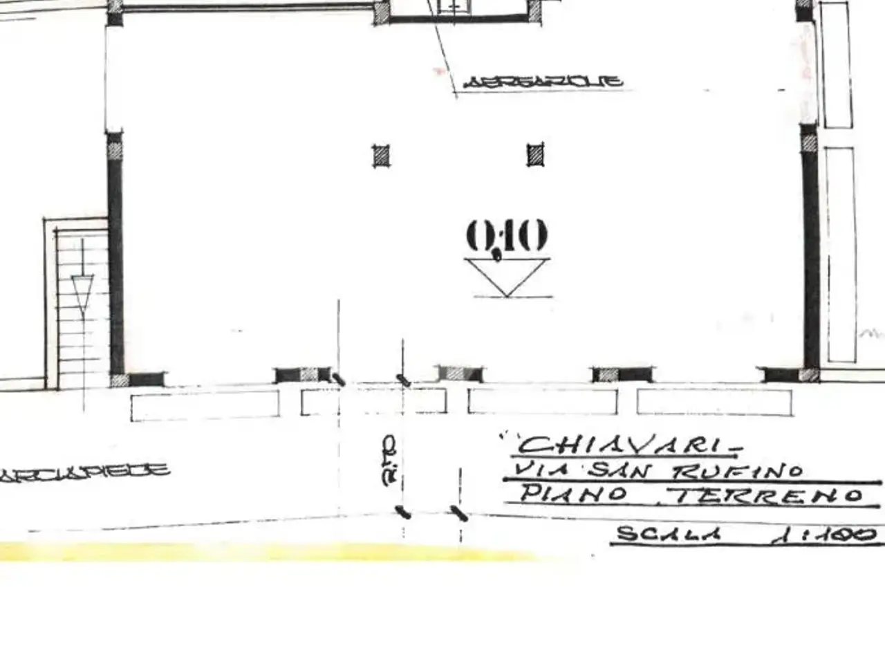 Negozio in Via San Rufino, Chiavari, {3} - Planimetria 1