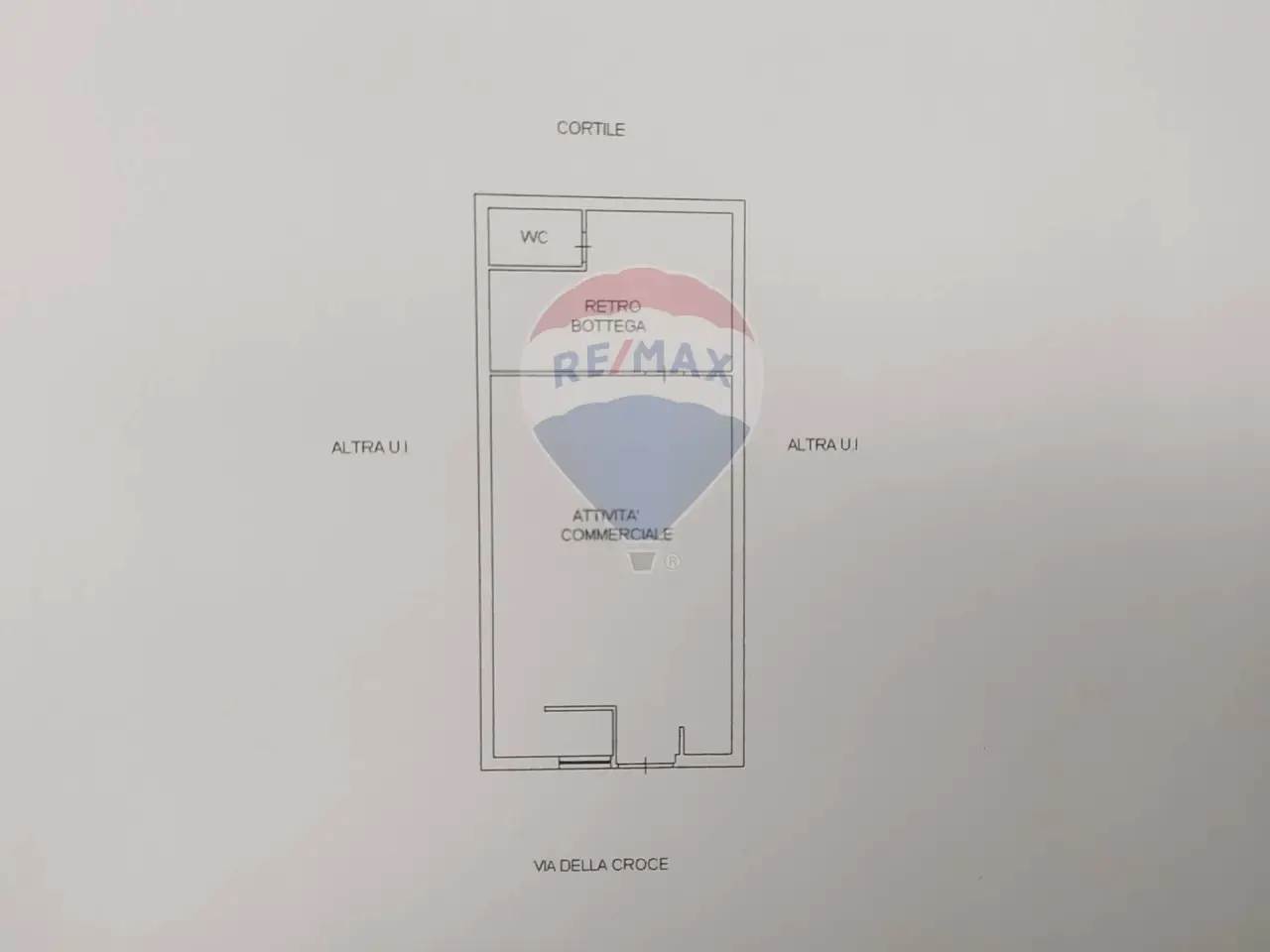 Negozio in Via Croce 54, Manfredonia, {3} - Planimetria 1
