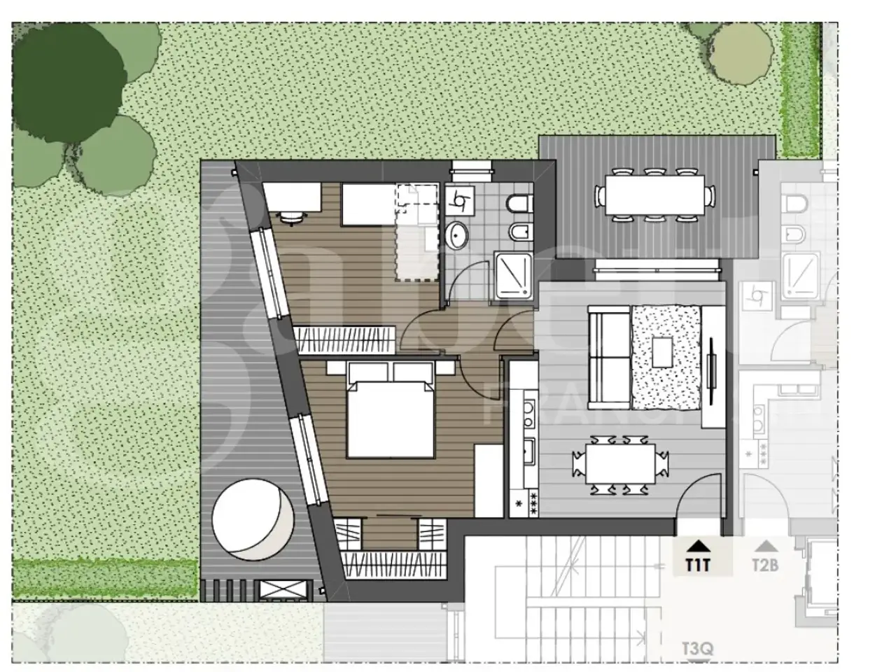 Trilocale in vendita, Via XIII Villaggio Prealpino 7, Brescia - Planimetria 1