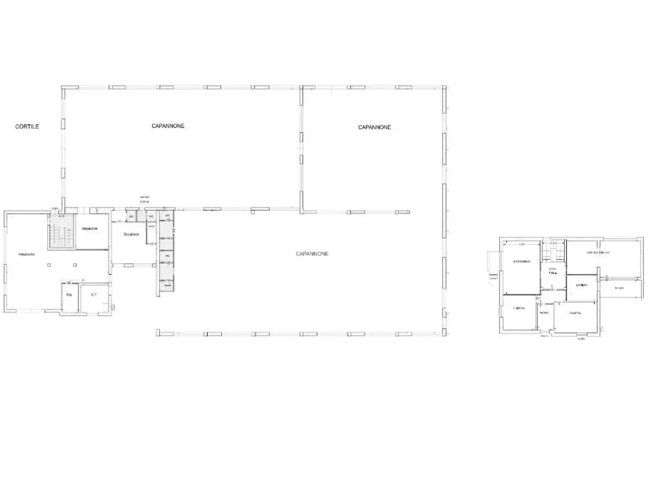 Capannone in Via Torbole 77, Castel Mella, {3} - Planimetria 1