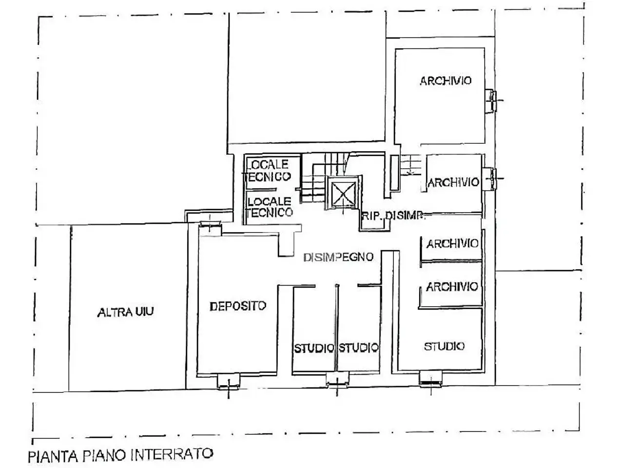 Ufficio in Corso Mazzini 19, Lodi, {3} - Planimetria 1