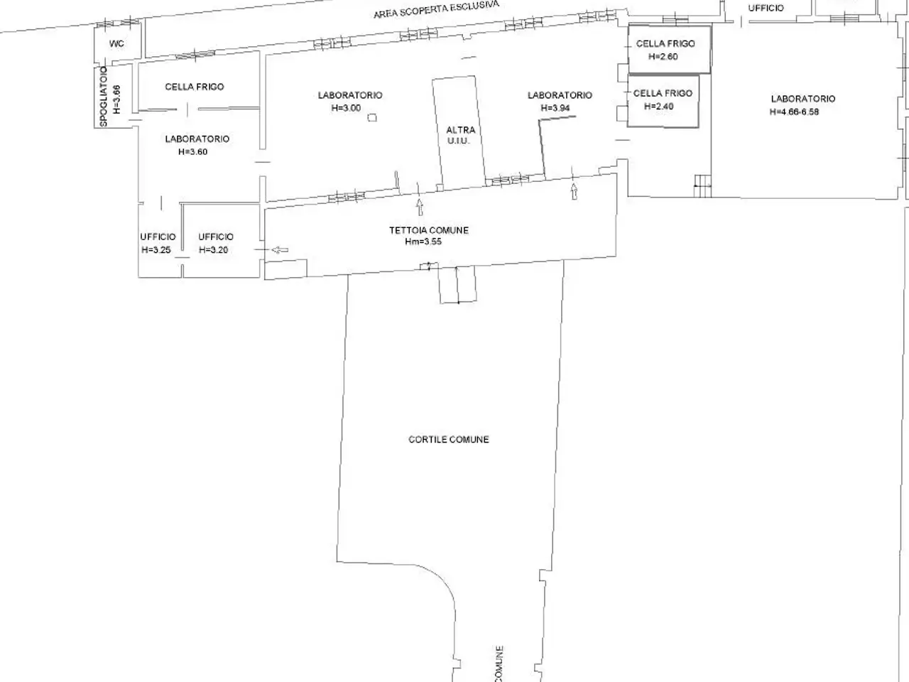 Laboratorio in , Piacenza, {3} - Planimetria 1