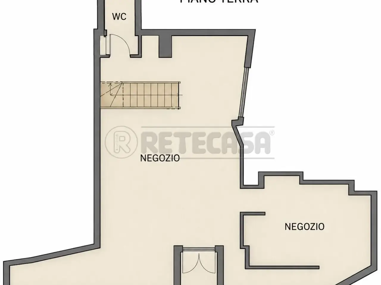 Palazzina commerciale in Corso Andrea Palladio 72, Vicenza, {3} - Planimetria 1
