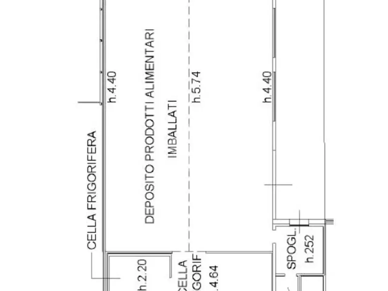 Capannone in Via S. Giuseppe 272, San Mauro Pascoli, {3} - Planimetria 1