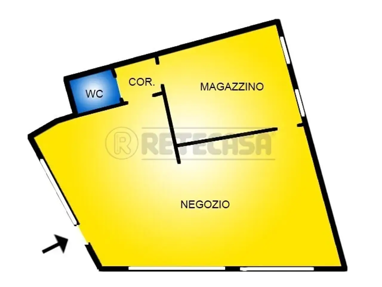 Palazzina commerciale in , Cornedo Vicentino, {3} - Planimetria 1
