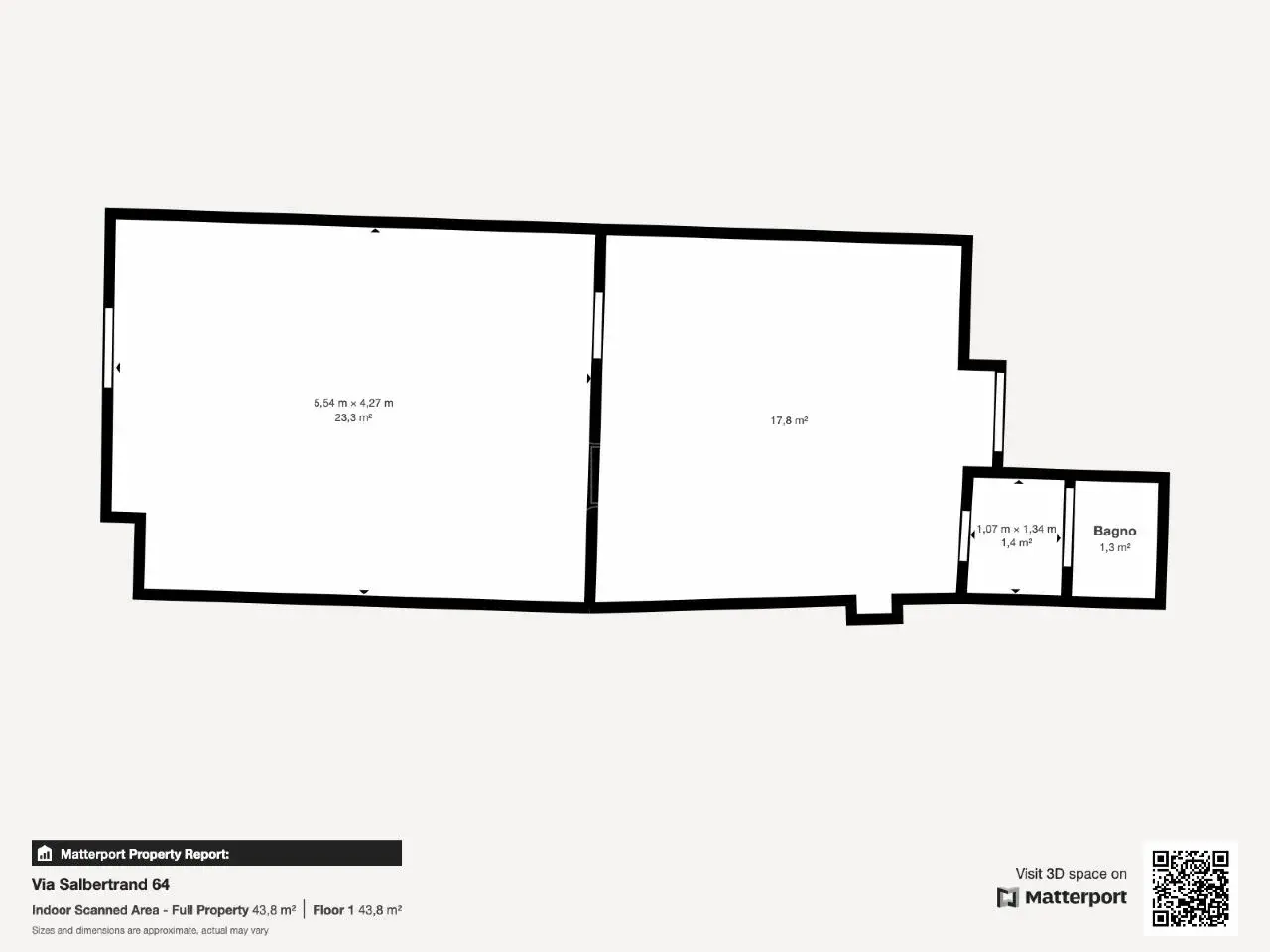 Negozio in Via Salbertrand 64, Torino, {3} - Planimetria 1