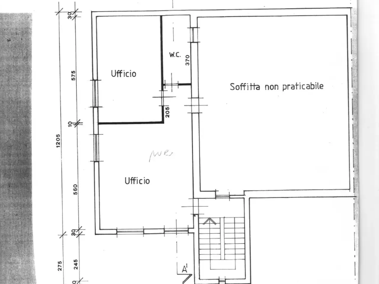 Ufficio in Via Ho Chi Minh, Monsummano Terme, {3} - Planimetria 1