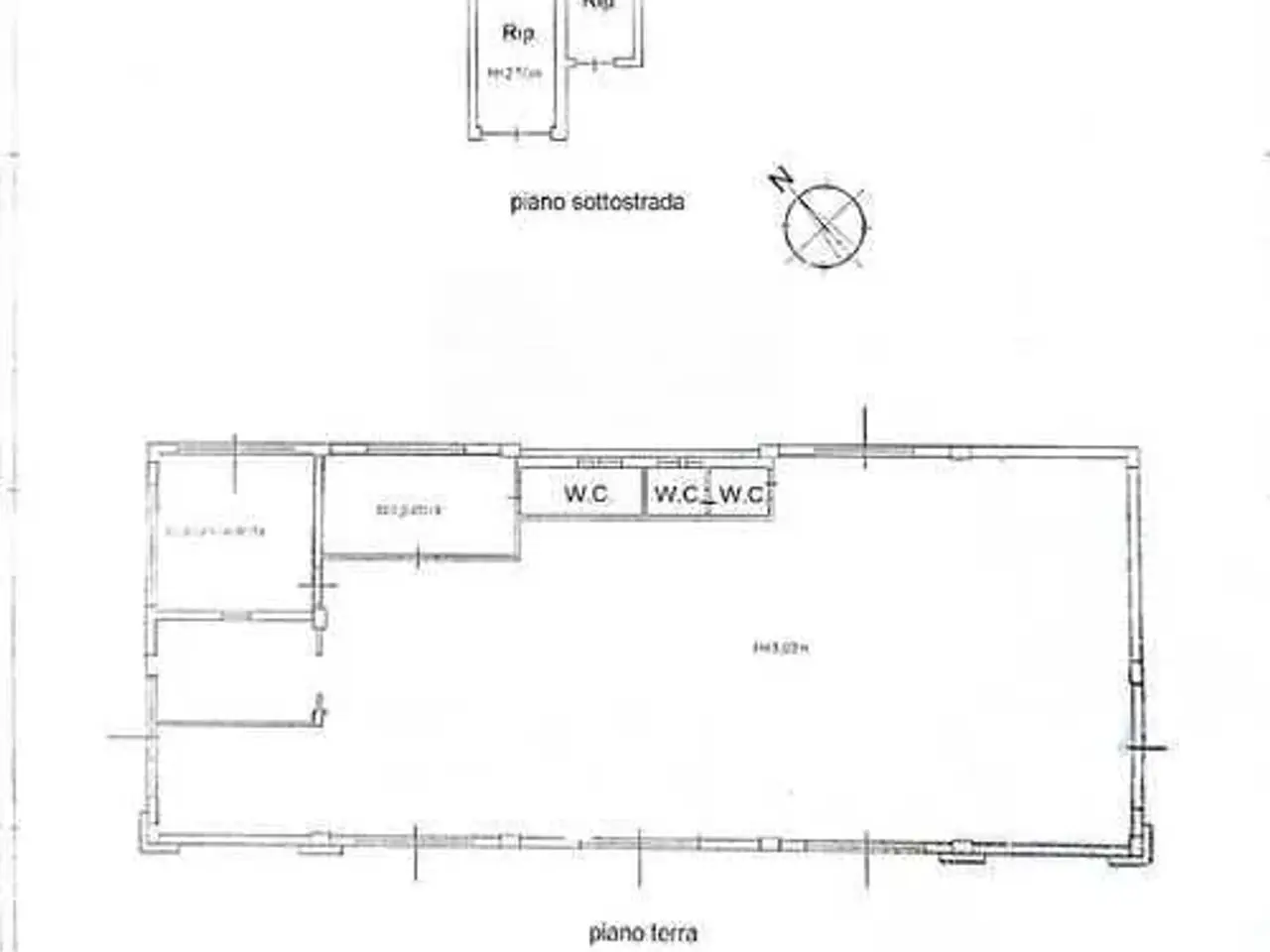 Negozio in Via G. di Vittorio Snc, Vittoria, {3} - Planimetria 1