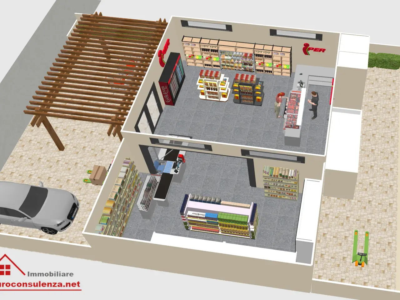 Locale commerciale in Via Cisternella, Alliste, {3} - Planimetria 1