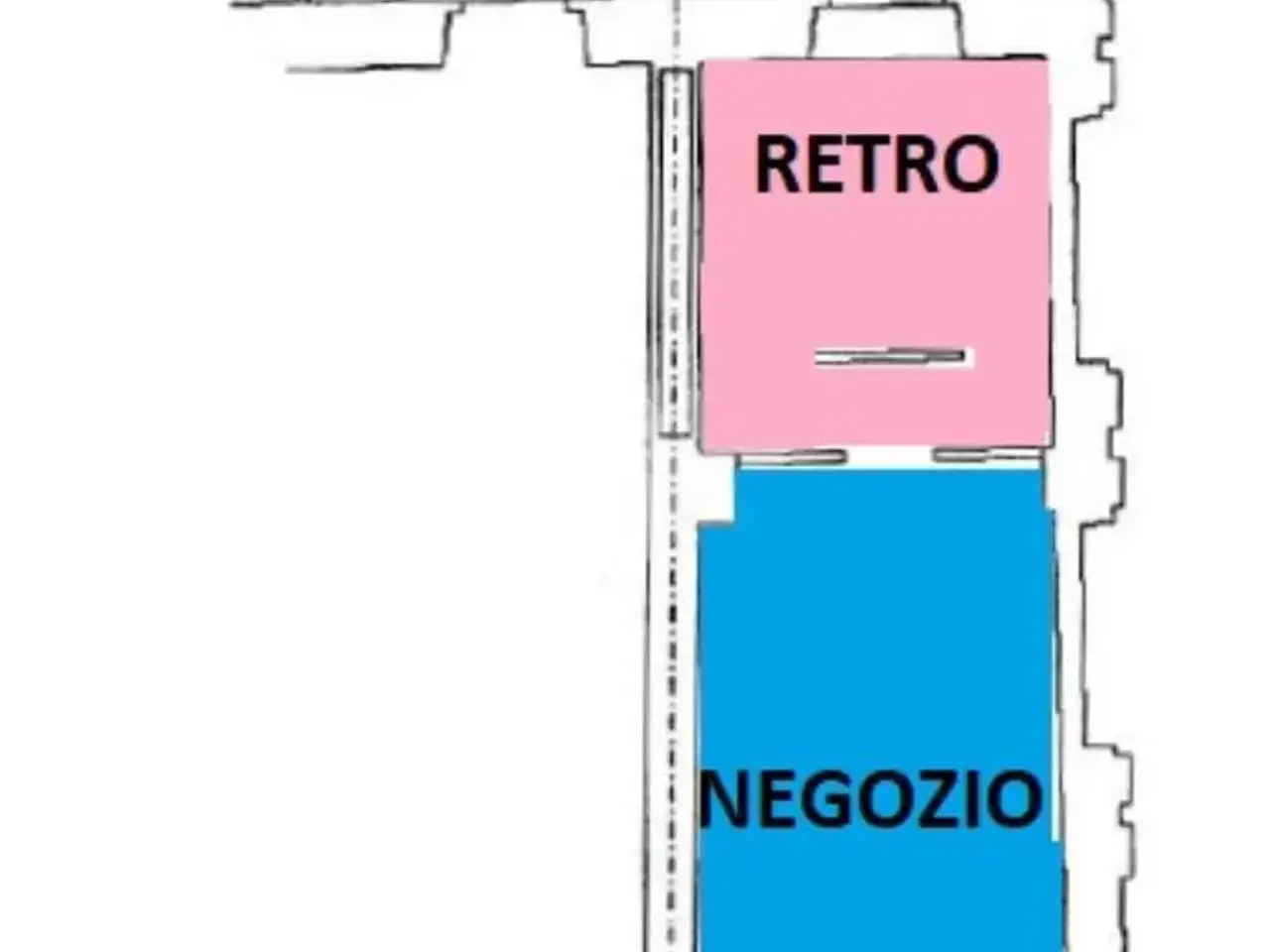 Negozio in Via Alessandro III 11, Alessandria, {3} - Planimetria 1