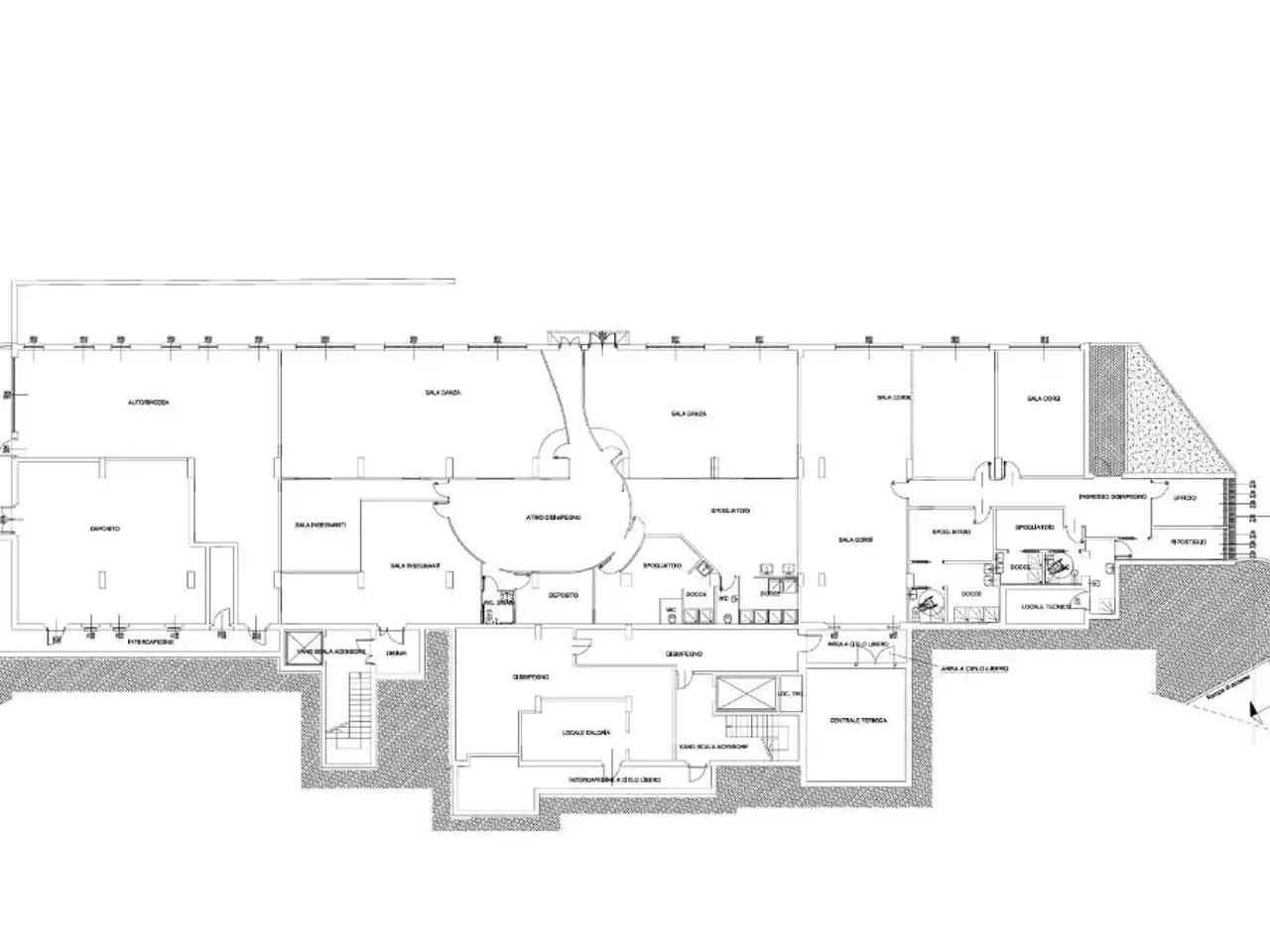 Palazzina commerciale in Corso Vercelli, Ivrea, {3} - Planimetria 1