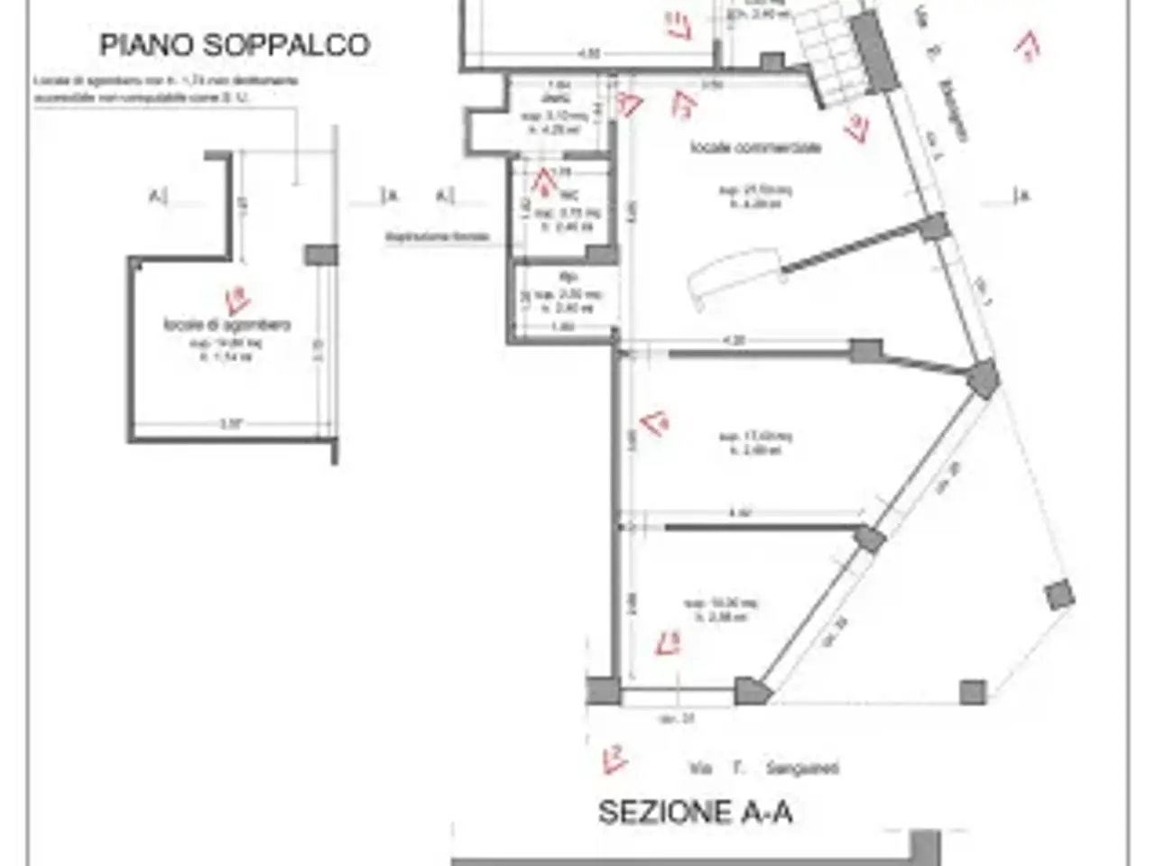 Negozio in Via Ekengren 1, Lavagna, {3} - Planimetria 1