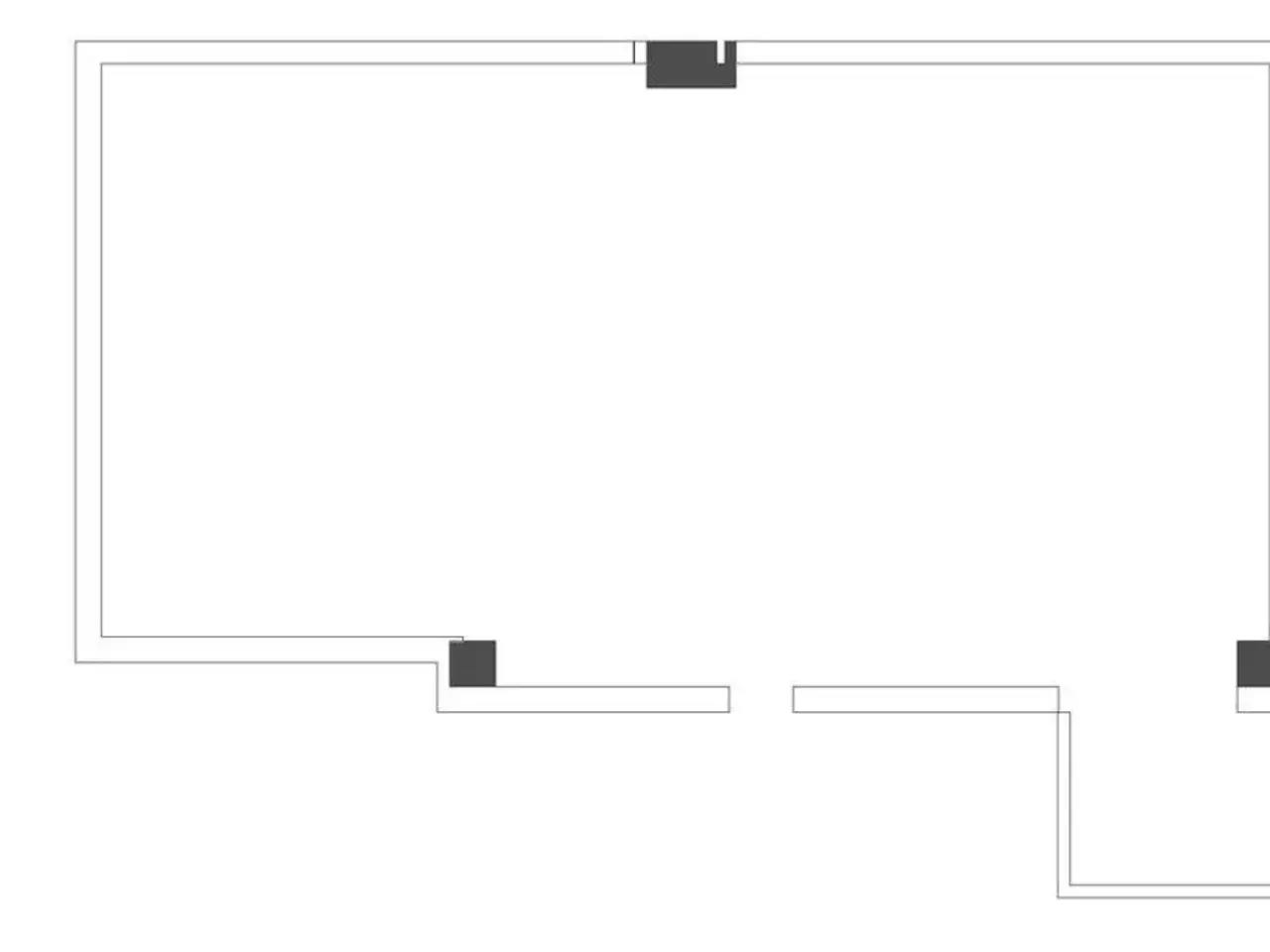 Ufficio in Via S. Pellico 18, Ponte San Nicolo', {3} - Planimetria 1