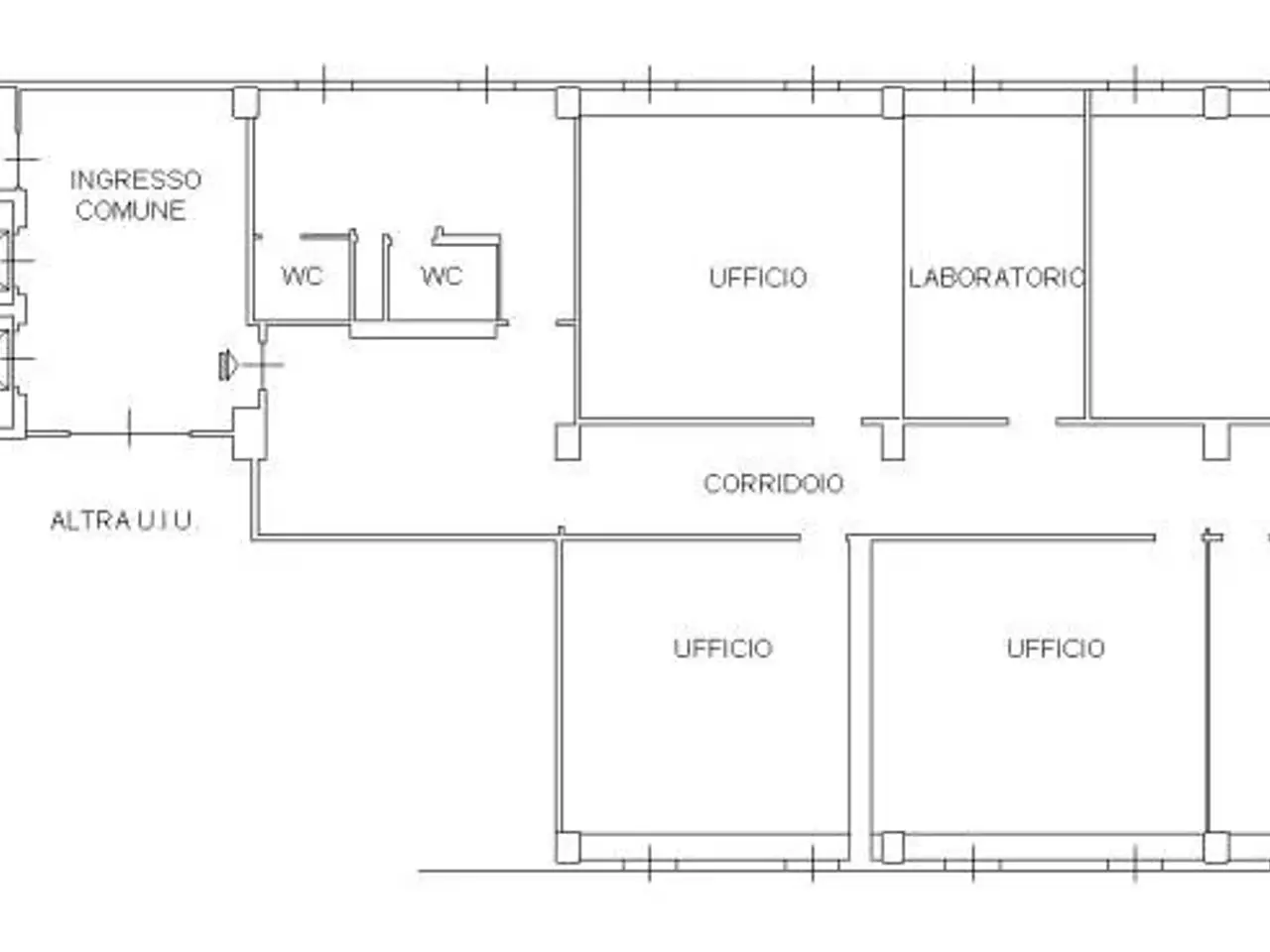 Ufficio in Via Pisa 250, Sesto San Giovanni, {3} - Planimetria 1