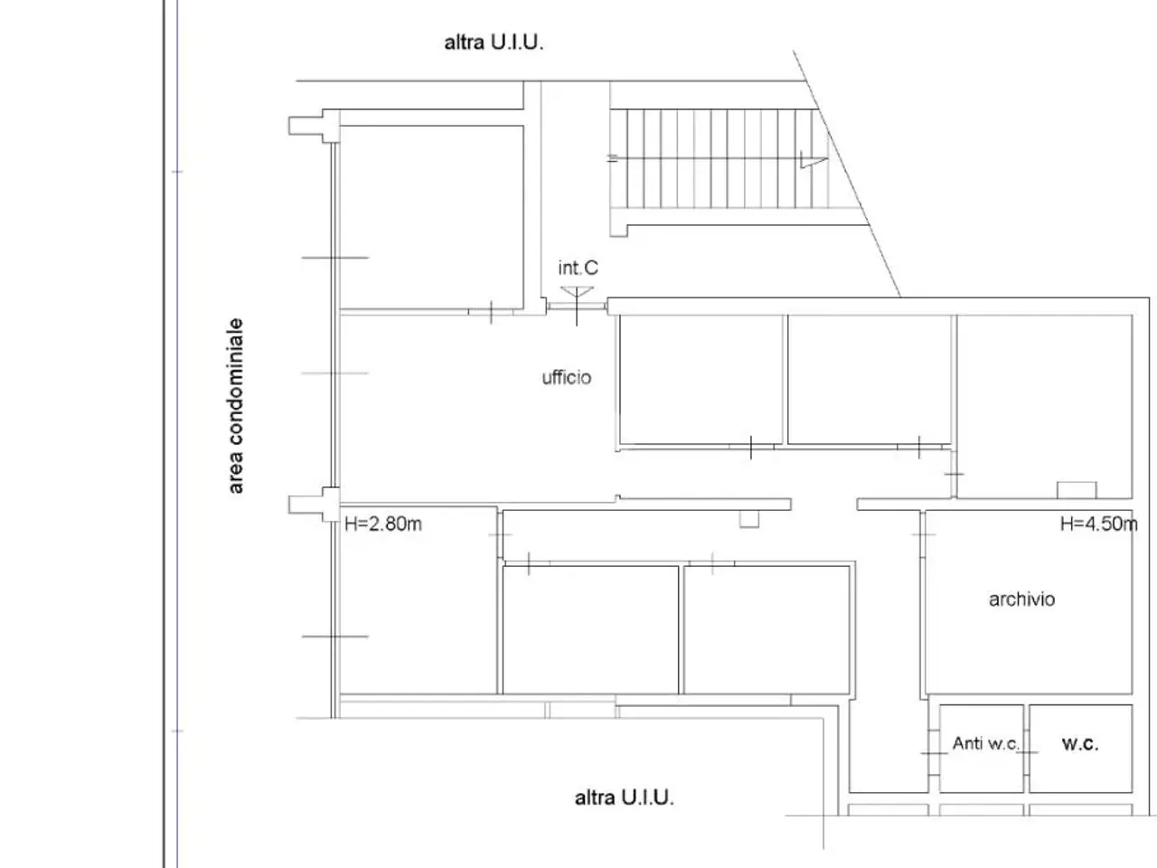 Ufficio in Viale di Valle Aurelia 110, Roma, {3} - Planimetria 1
