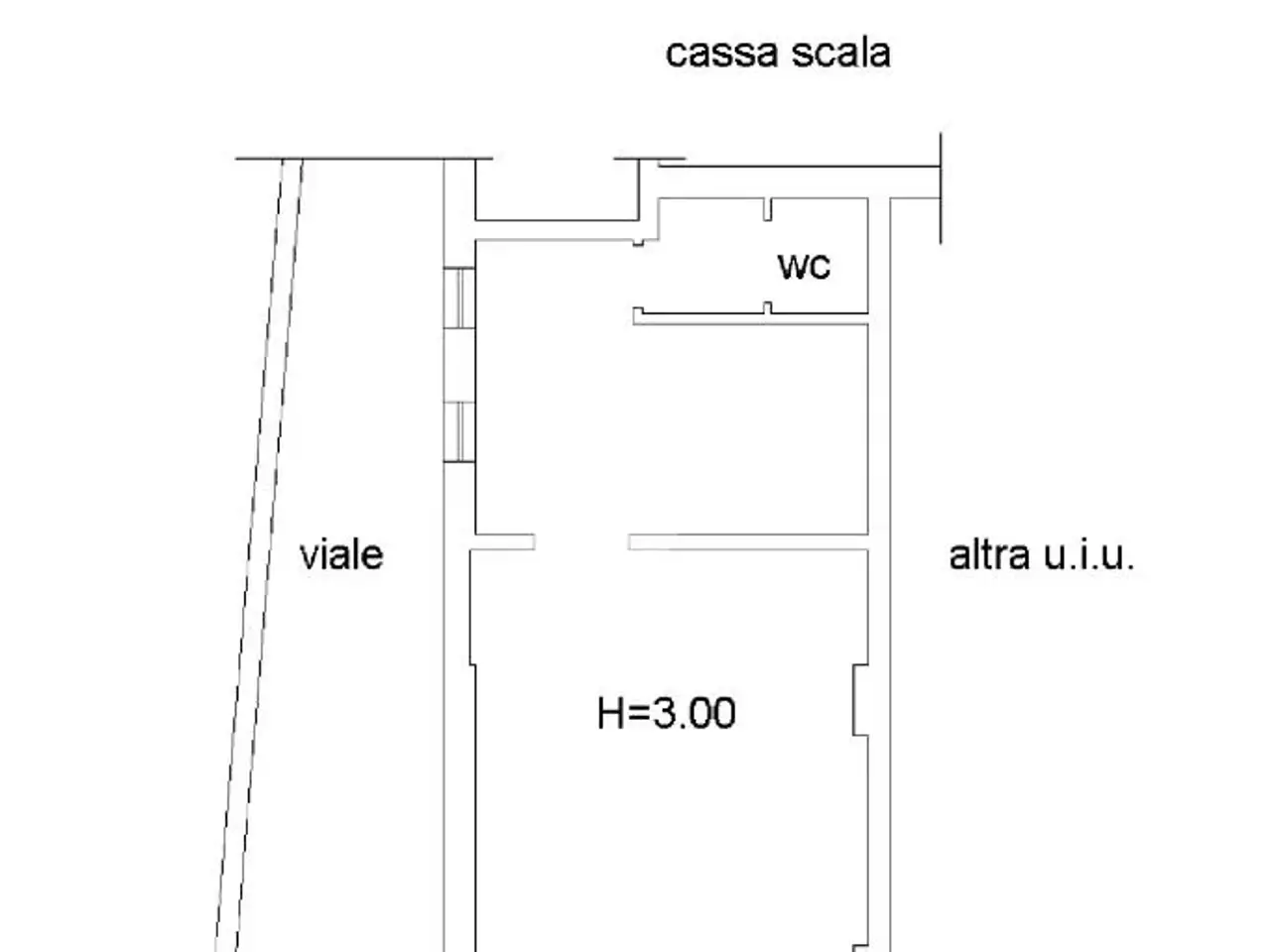 Negozio in Piazza Gaetano Salvemini 12, Napoli, {3} - Planimetria 1