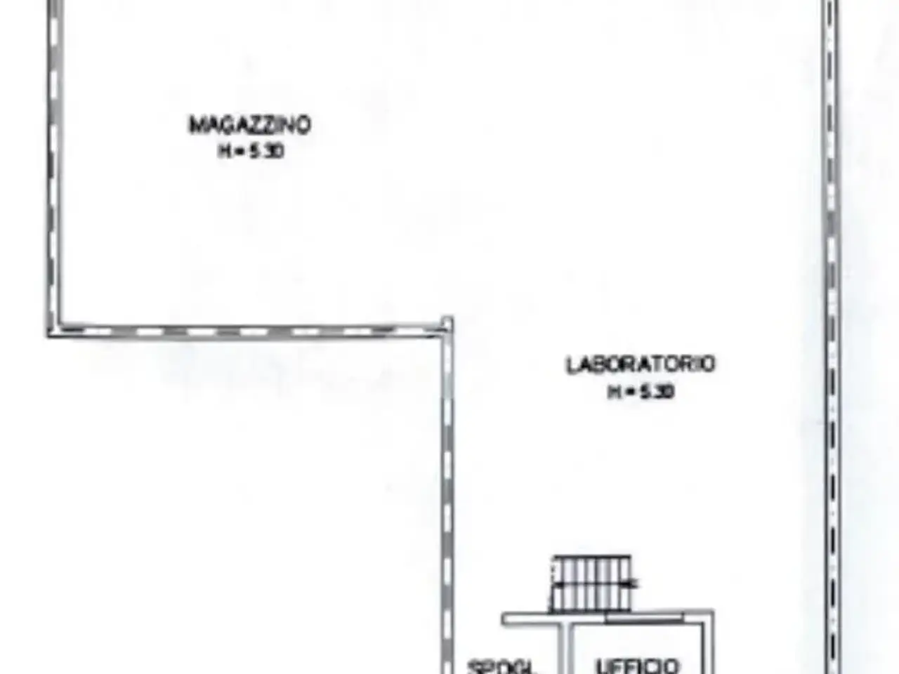 Laboratorio in Via Barbariga 164, Fiesso D'Artico, {3} - Planimetria 1