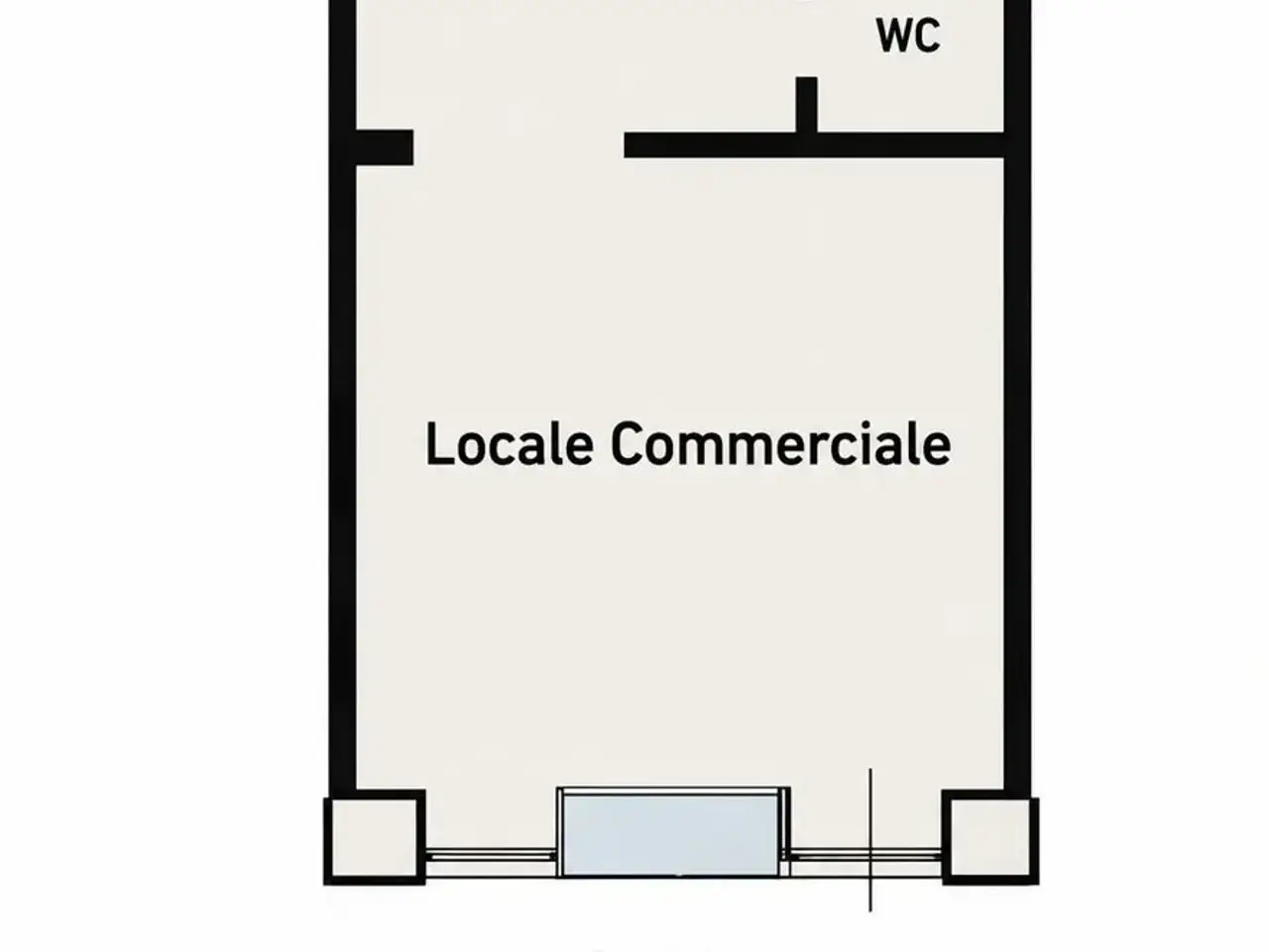 Esercizio commerciale in Via Trieste 40, Pachino, {3} - Planimetria 1