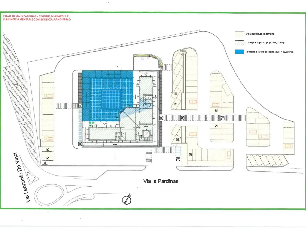 Negozio in Via Is Pardinas 1, Quartu Sant'Elena, {3} - Planimetria 1