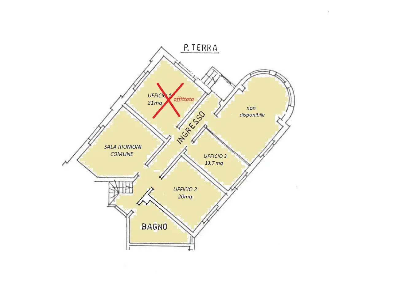 Ufficio in Viale Filippo Corridoni, Forli', {3} - Planimetria 1