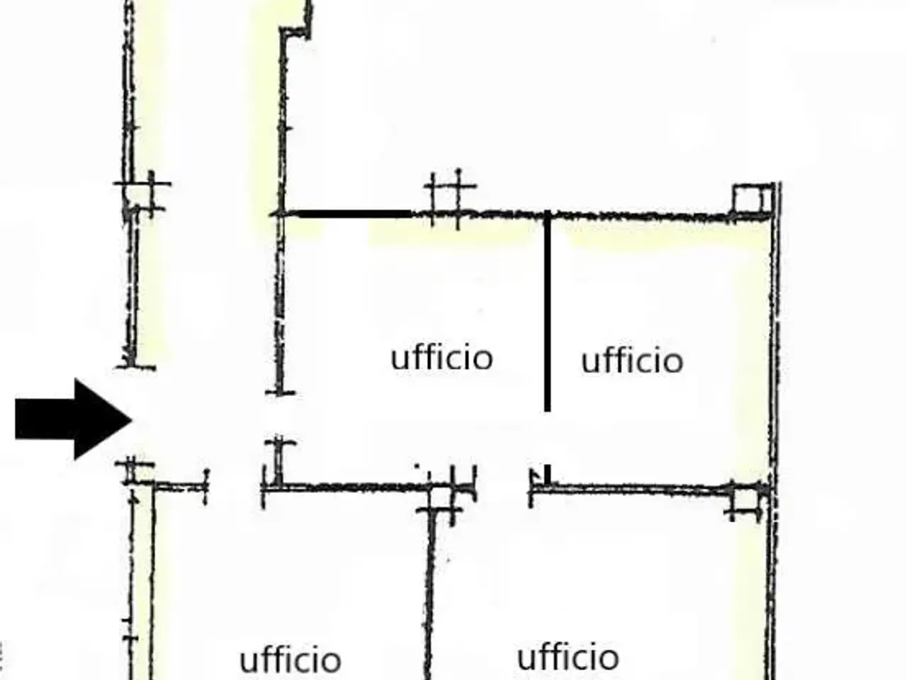 Ufficio in Via Cagliostro , Modena, {3} - Planimetria 1