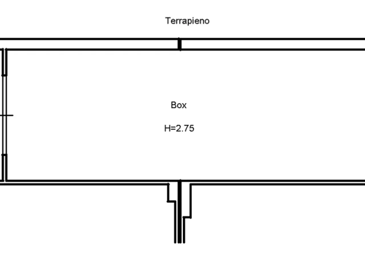 Parcheggio chiuso in Via Minissale 44, Messina, {3} - Planimetria 1