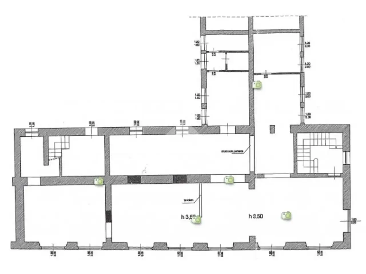 Negozio in Corso Bonomelli Silvio, Rovato, {3} - Planimetria 1