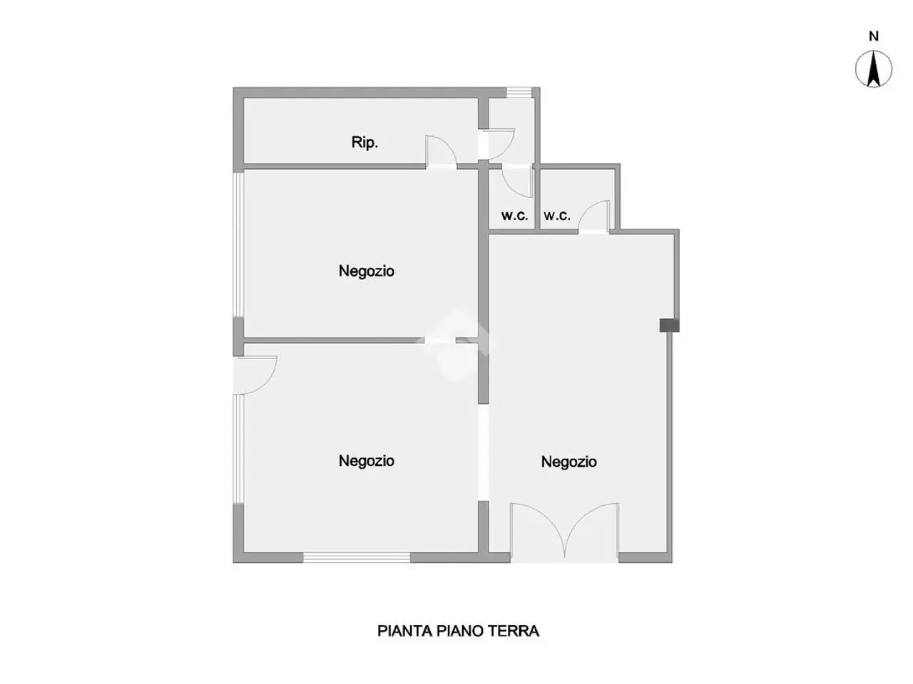 Negozio in Via V. Bellini 11, Pineto, {3} - Planimetria 1
